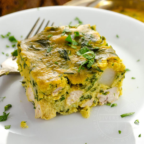 Mloukhiya meal in a tagine